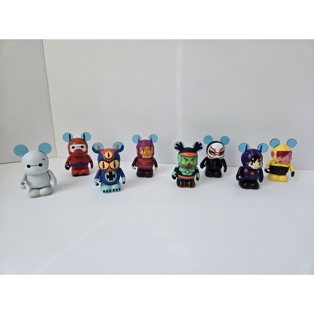 Disney vinylmation vinyl figure pair Big Hero 6 set of 8